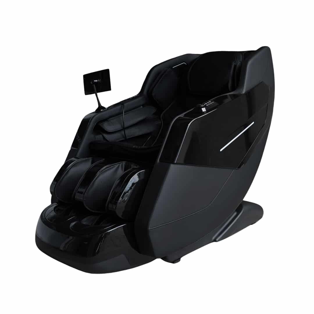 IWAO Apollo Pro med ultimativ komfort - 3D Massagestol - Sort